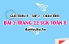 Bài 1 trang 22 Toán 8 Tập 2 Chân trời sáng tạo: Hàm Số Bậc Nhất